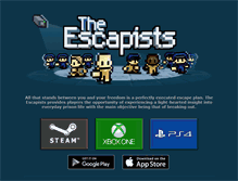 Tablet Screenshot of escapistgame.com